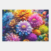 Bloemen Waterverf Ai Art Inpakpapier Vel (Voorkant)