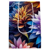 Bloemen Waterverf Ai Art Medium Cadeauzakje (Achterkant)