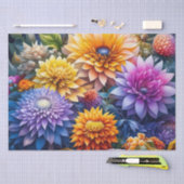  Bloemen Waterverf Ai Art Tissuepapier (Craft)