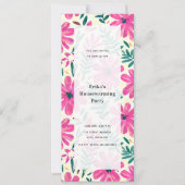 Bloemen Waterverf All Purpose Party Kaart (Voorkant)