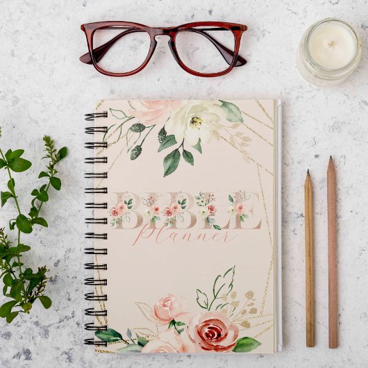 Bloemen Waterverf Bijbelplanner Planner