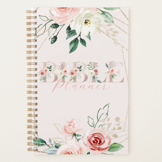 Bloemen Waterverf Bijbelplanner Planner (Voorkant)