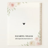 Bloemen Waterverf Bloemen Huwelijk Checklist Planner (Achterkant)