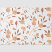 Bloemen Waterverf Boho Perzik Modern Vine Decoupag Tissuepapier (Voorkant)