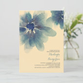 Bloemen waterverf Bruids Douche Uitnodigingen (Staand voorkant)