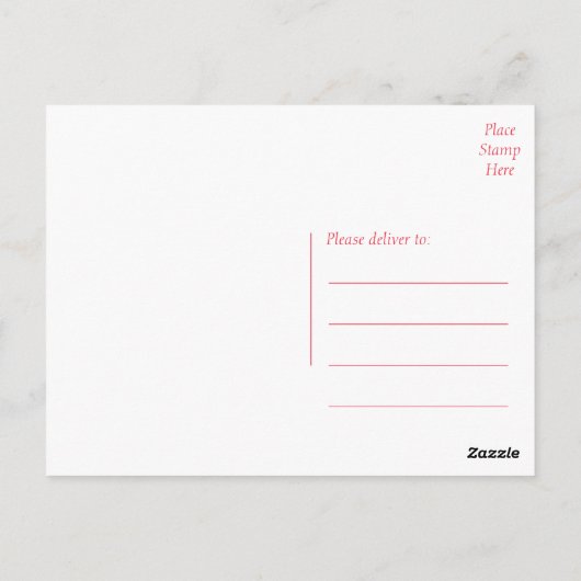 Bloemen Waterverf Dank u Paarse Bloem Briefkaart (Achterkant)