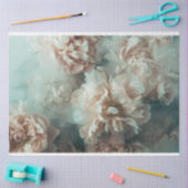 Bloemen  Waterverf Effect Pioenrozen Decoupage Tissuepapier (Craft)