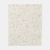 Bloemen  waterverf geschetst fleece deken (Voorkant)