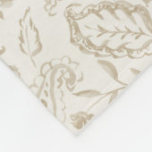 Bloemen waterverf geschetst fleece deken (Hoek)