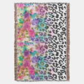  bloemen Waterverf handschilderlak Deken (Voorkant Verticaal)