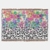  bloemen Waterverf handschilderlak Deken (Voorkant)