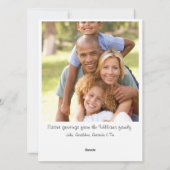 Bloemen Waterverf Happy Easter Bunny Met Ei Feestdagenkaart (Achterkant)