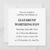 Bloemen waterverf in zachte pastelkleuren kaart (Achterkant)