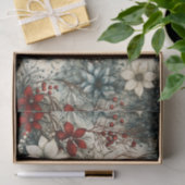  Bloemen Waterverf Kerstmis Poinsettia Tissuepapier (Geschenk)