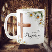 Bloemen Waterverf kruis doop Koffiemok