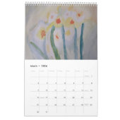 Bloemen Waterverf Kunst door MintCake100 Kalender (Mar 2026)