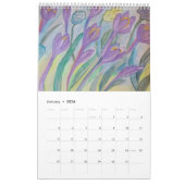 Bloemen Waterverf Kunst door MintCake100 Kalender (Jan 2026)