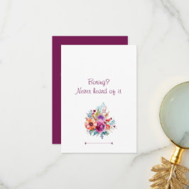 Bloemen waterverf leraar geschiedenis waardering bedankkaart