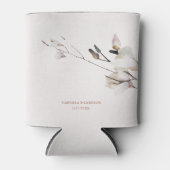 Bloemen Waterverf Magnolia Terracotta Blikjeskoeler (Voorkant)