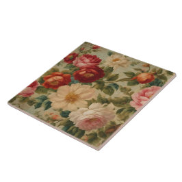 Bloemen Waterverf  Modern Collectie Tegeltje