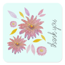 Bloemen Waterverf Patroon op Mint