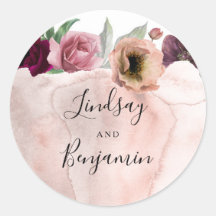  Bloemen Waterverf Romantisch Bruiloft