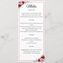 Bloemen Waterverf Roos bruiloft