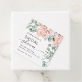 Bloemen Waterverf Roze Vrijgezellenfeest Bedankjes Labels (In situ)