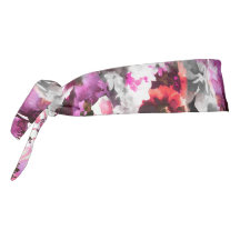 Bloemen Waterverf - Roze & wit abstract design