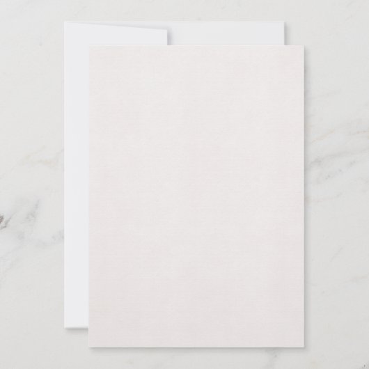 Bloemen Waterverf Rozen Terracotta Bruiloft Kaart (Achterkant)