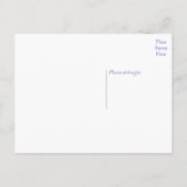 Bloemen Waterverf RSVP Paarse Lavendel Wedding Aankondigingskaart (Achterkant)