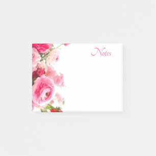 Bloemen Waterverf Sjabloon Custom Rozen Flowers Post-it® Notes