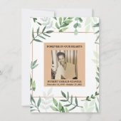 Bloemen Waterverf sympathie dank u kaart (Voorkant)