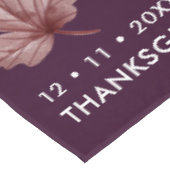 Bloemen Waterverf Thanksgiving Diner Tafelkleed (Gekanteld)