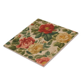 Bloemen Waterverf  Trendy Collectie Tegeltje