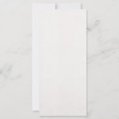 Bloemen Waterverf Tropische Laceleaf bruiloft (Achterkant)