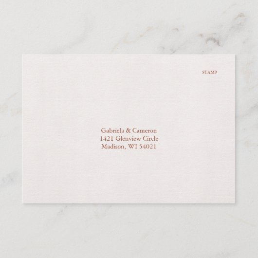 Bloemen Waterverf Tropische Laceleaf bruiloft Informatiekaartje (Achterkant)