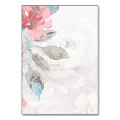 Bloemen waterverf wildflower roos pioen bruiloft kaart (Achterkant)