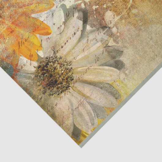  bloemen - Weefpapier Tissuepapier (Detail)