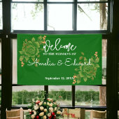 Bloemen Welkom Bruiloft Spandoek