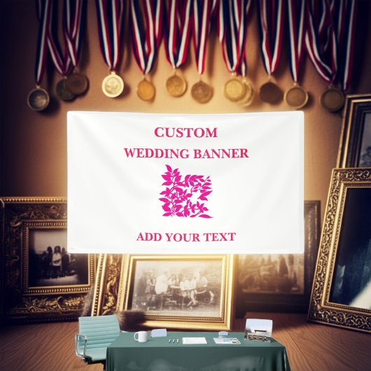 Bloemen Welkom Home Afscheidsbanner | Custom Party Spandoek