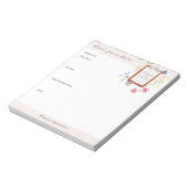Bloemen Wellness Voortgangs Tracker | Clientnotiti Notitieblok (Linkerzijde)