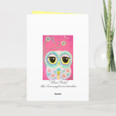 Bloemen wensen - Get Well Kaart (Achterkant)