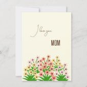 Bloemen Wenskaarten Bedankkaart (Voorkant)