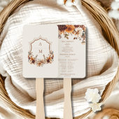 Bloemen Western Cowboys Bruiloft Handwaaier