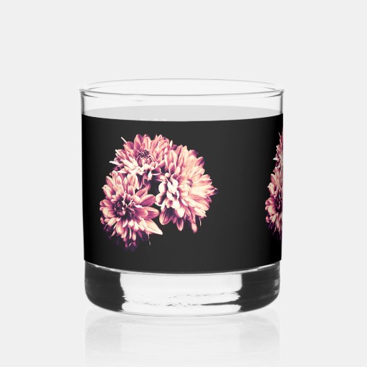 Bloemen Whisky Glas (Voorkant)