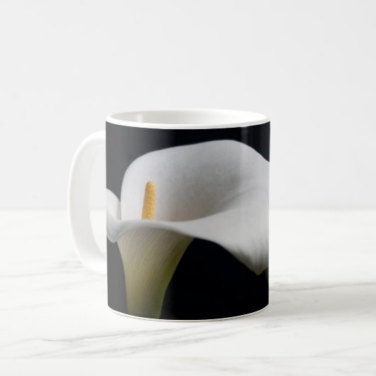 Bloemen | White Calla Lily Koffiemok (Voorkant links)