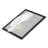 Bloemen | White Calla Lily Notitieblok (Schuin)