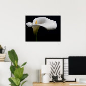 Bloemen | White Calla Lily Poster (Thuiskantoor)