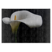 Bloemen | White Calla Lily Snijplank (Voorkant)